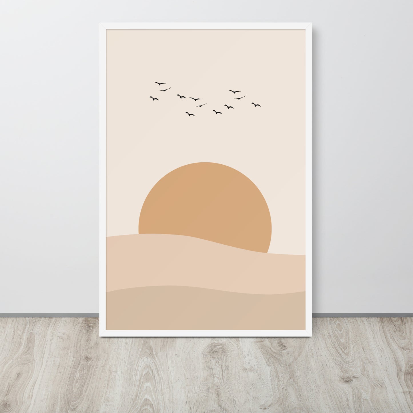 DESERT SUNSET Framed poster