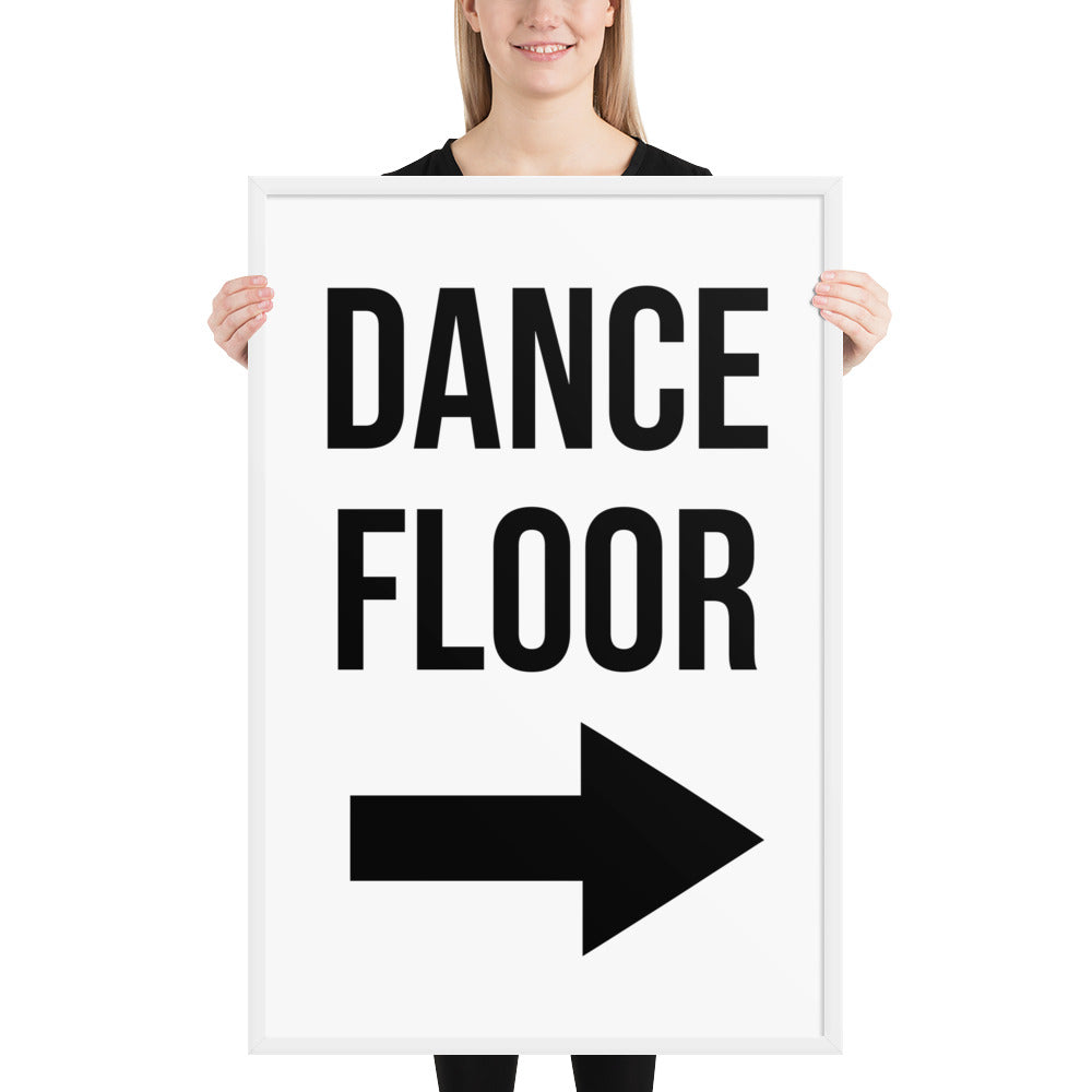 DANCE FLOOR Framed poster - ASHRILEYPRINTS