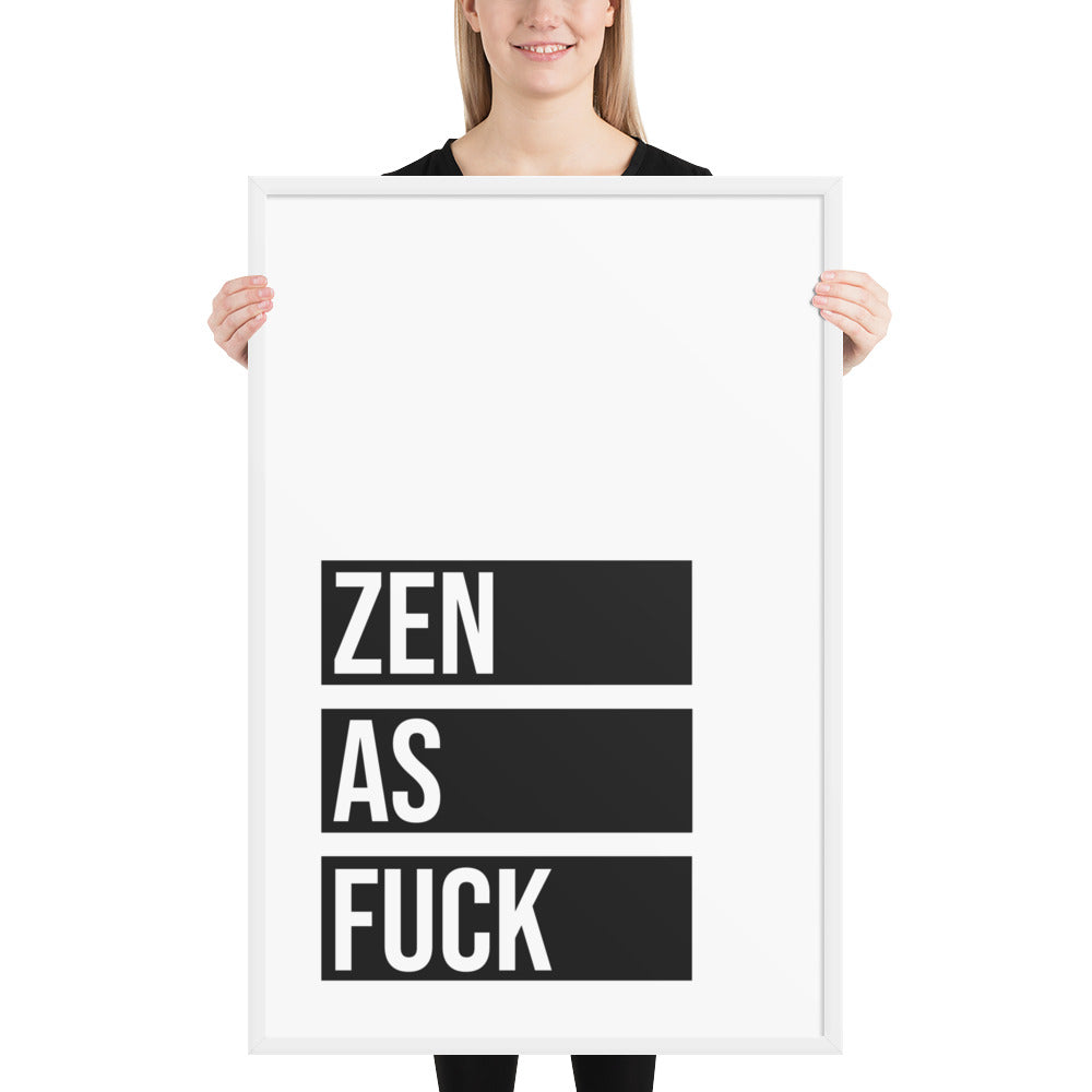 ZEN AS Framed poster - ASHRILEYPRINTS