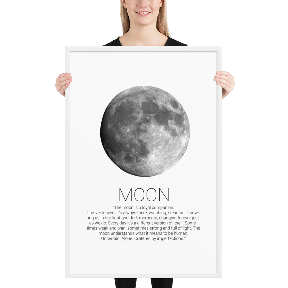 MOON Framed poster - ASHRILEYPRINTS