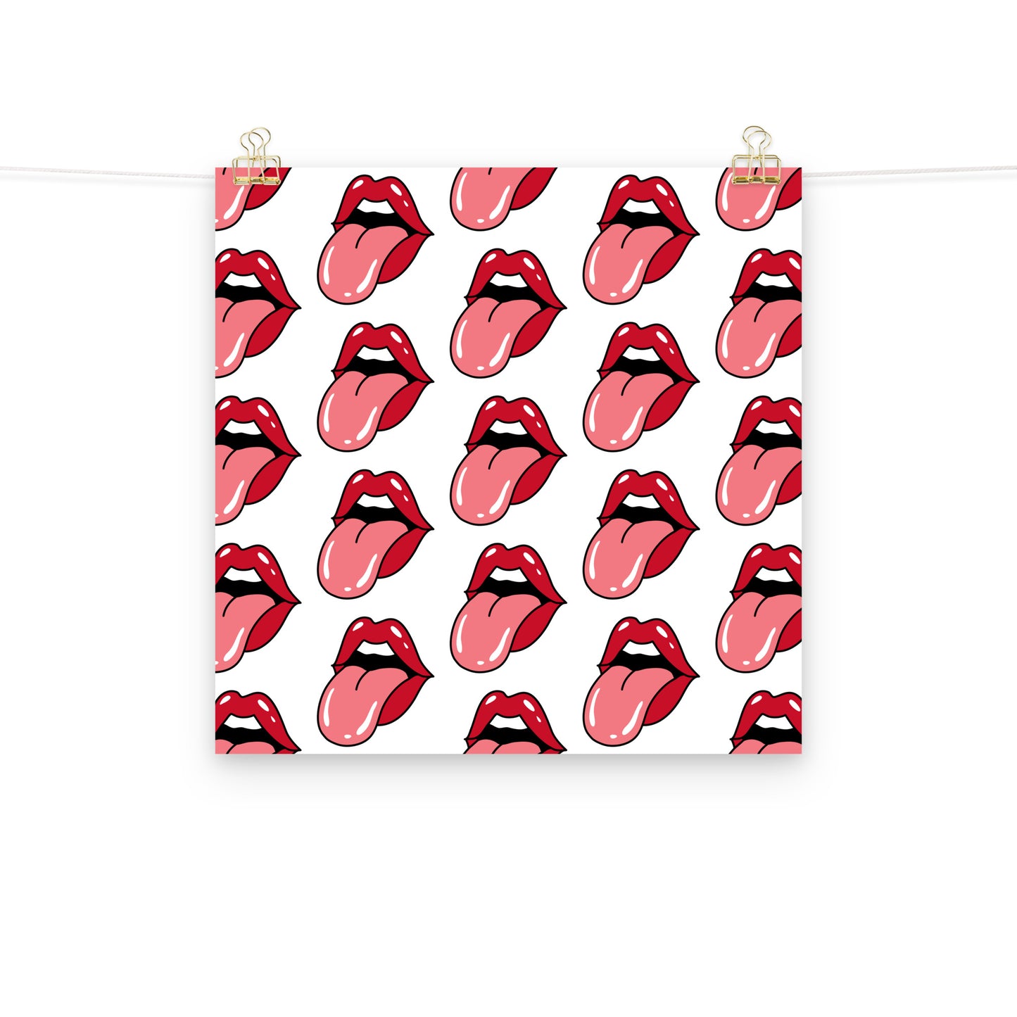 POP ART LIPS Poster