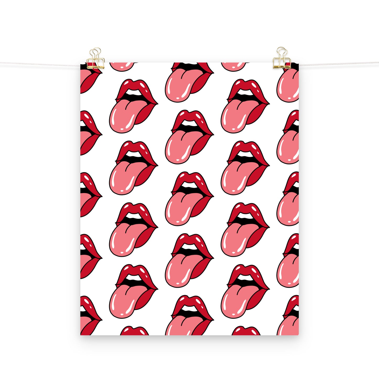 POP ART LIPS Poster