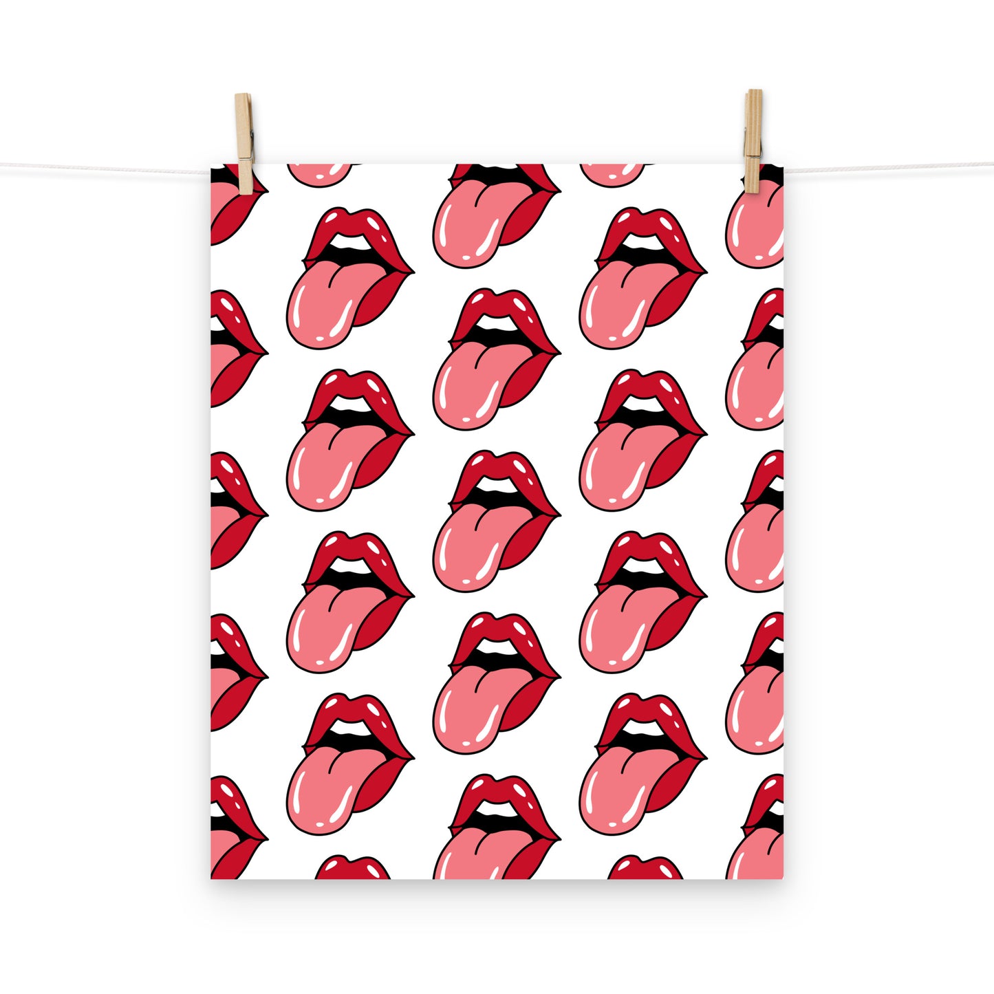 POP ART LIPS Poster