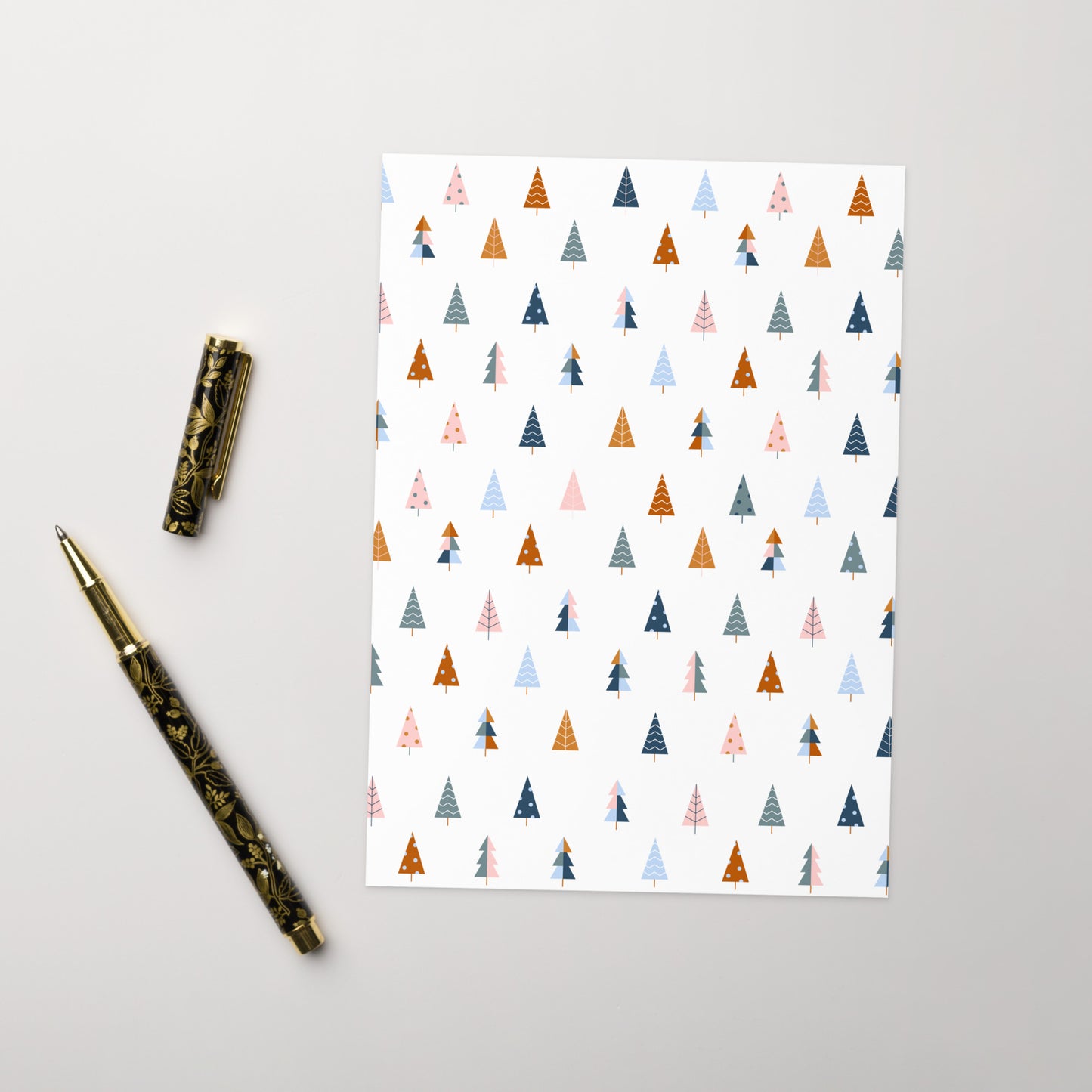 CHRISTMAS TREE Greeting card - ASHRILEYPRINTS