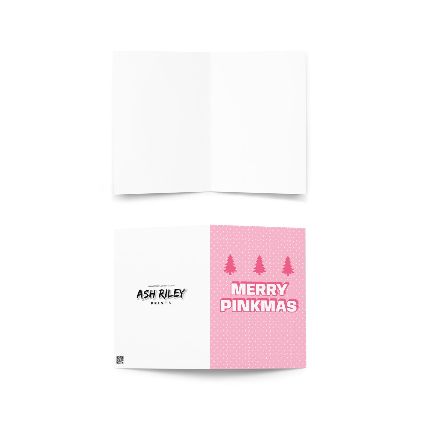 MERRY PINKMAS Greeting card - ASHRILEYPRINTS