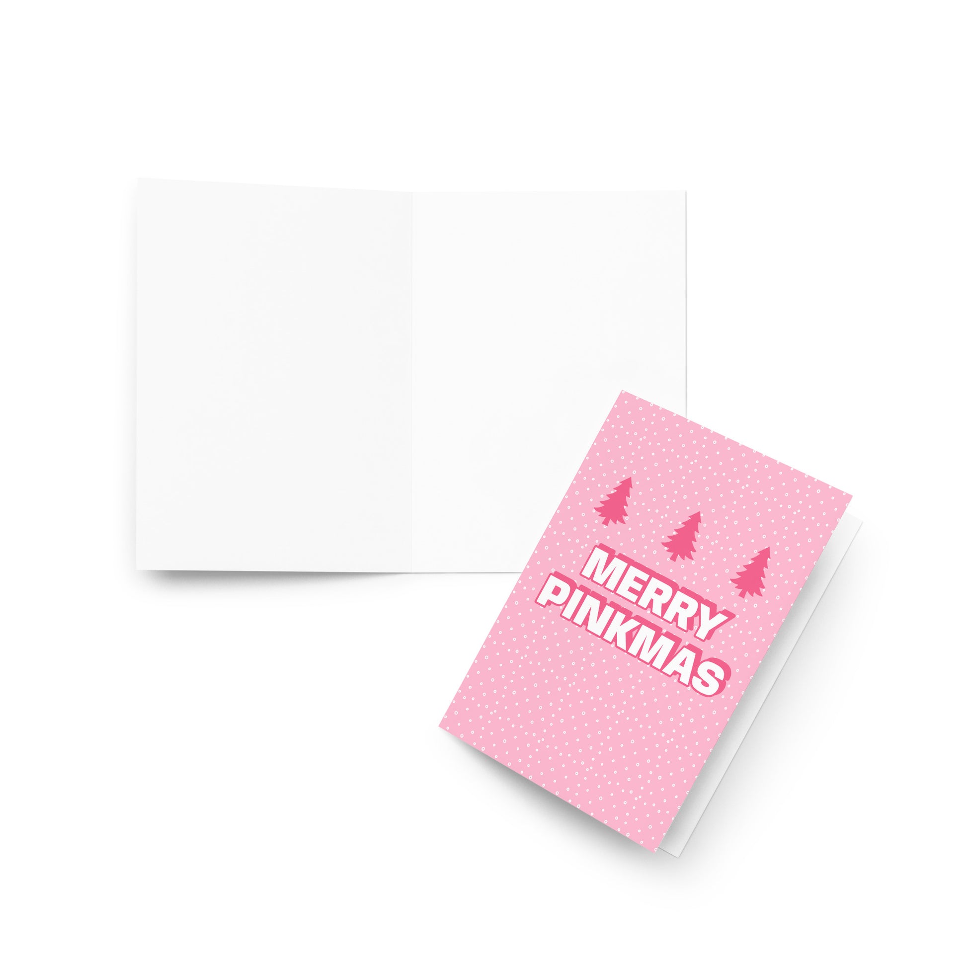 MERRY PINKMAS Greeting card - ASHRILEYPRINTS