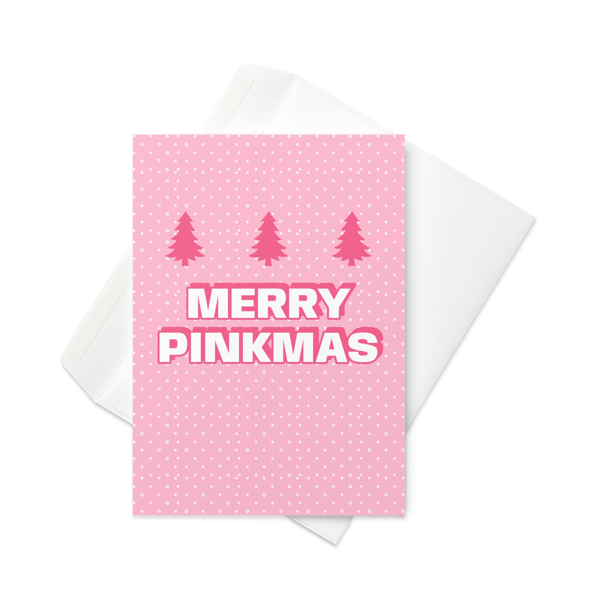 MERRY PINKMAS Greeting card - ASHRILEYPRINTS