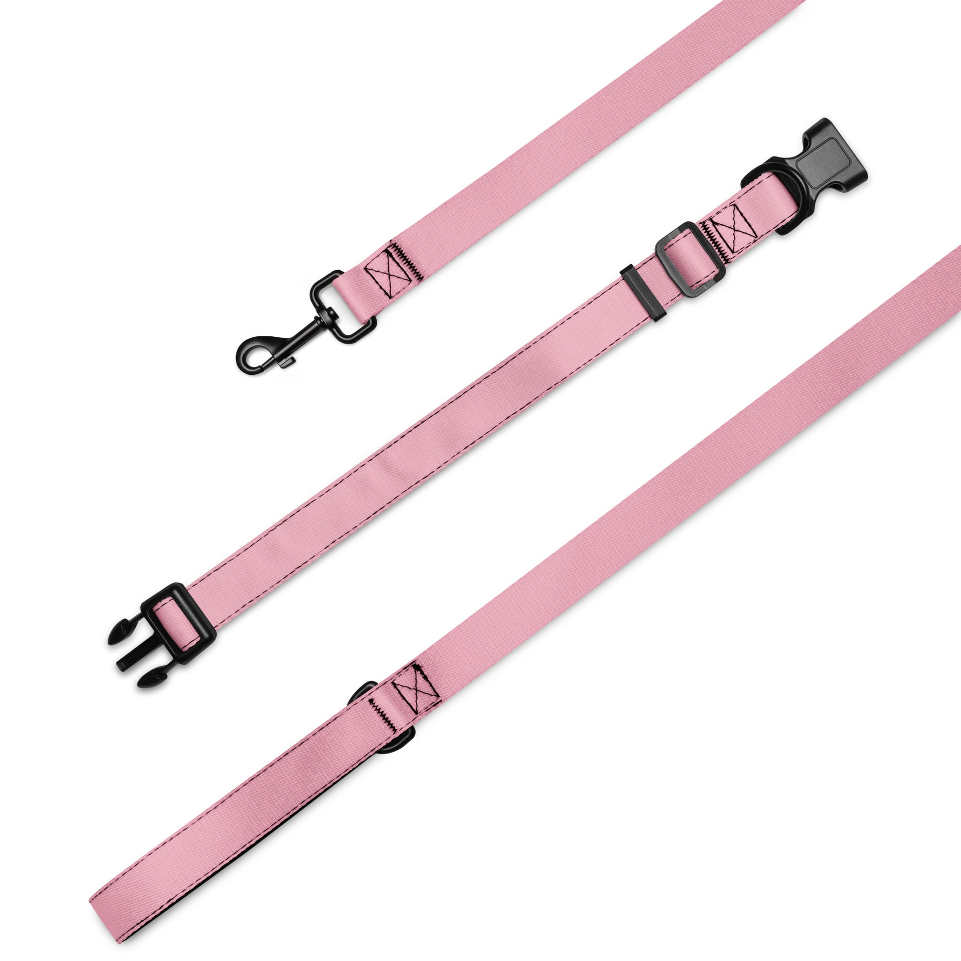 PINK Pet collar & leash - ASHRILEYPRINTS