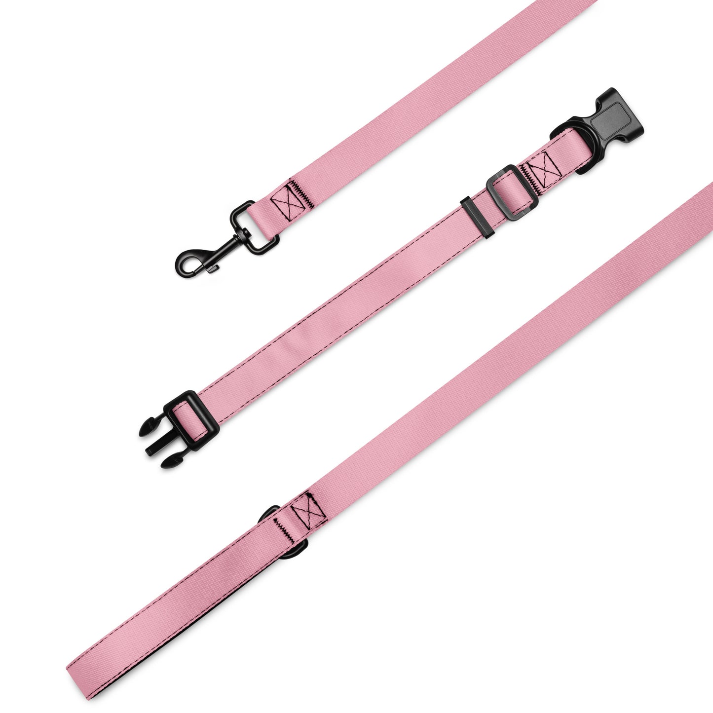 PINK Pet collar & leash - ASHRILEYPRINTS