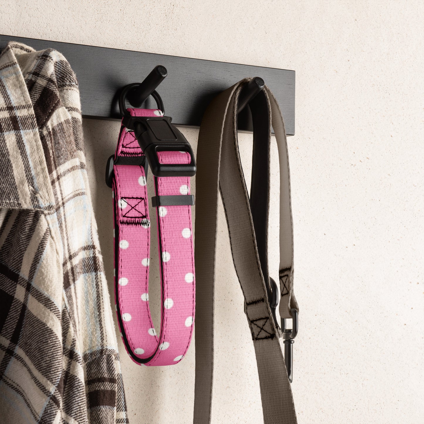 POLKA Pink Pet collar - ASHRILEYPRINTS