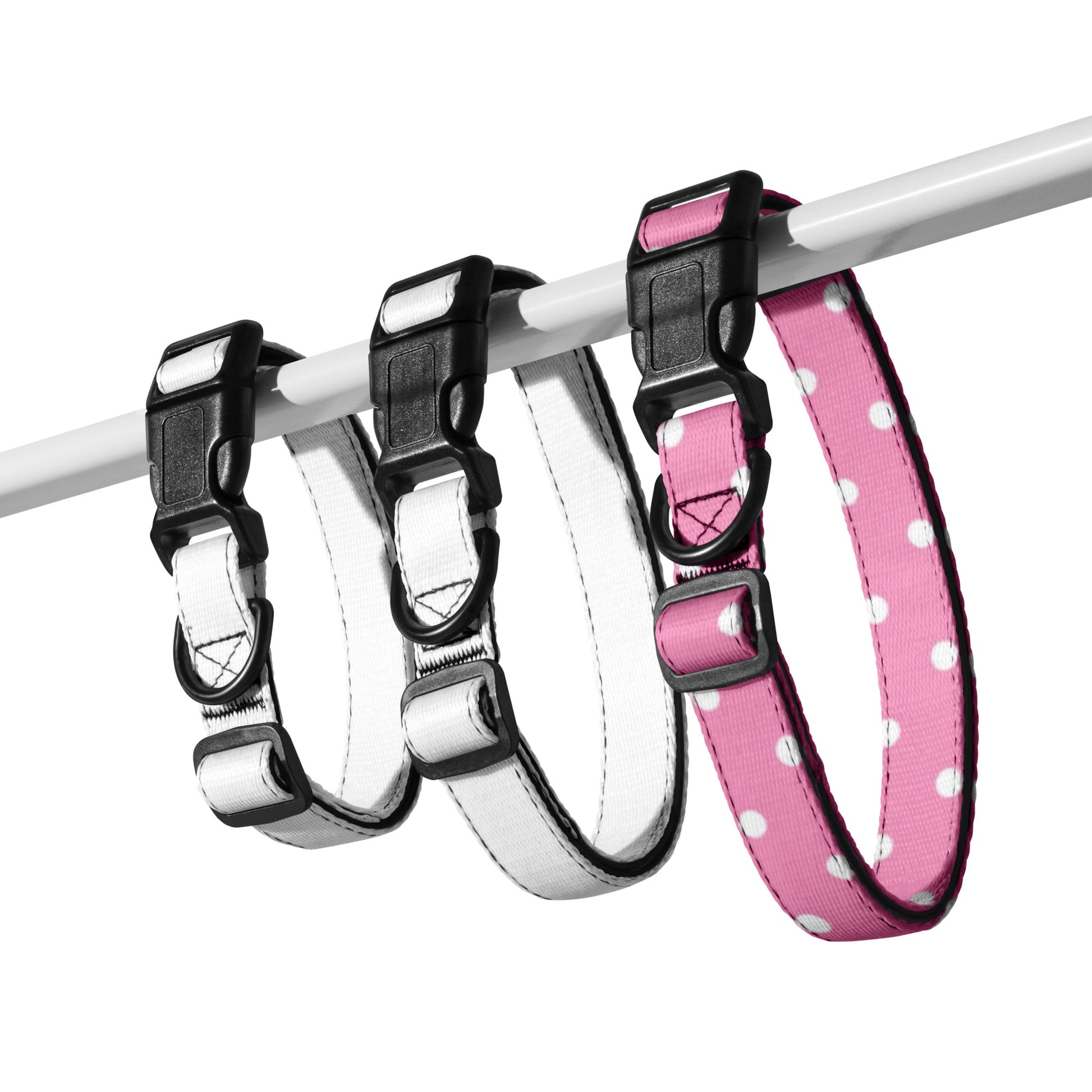 POLKA Pink Pet collar - ASHRILEYPRINTS