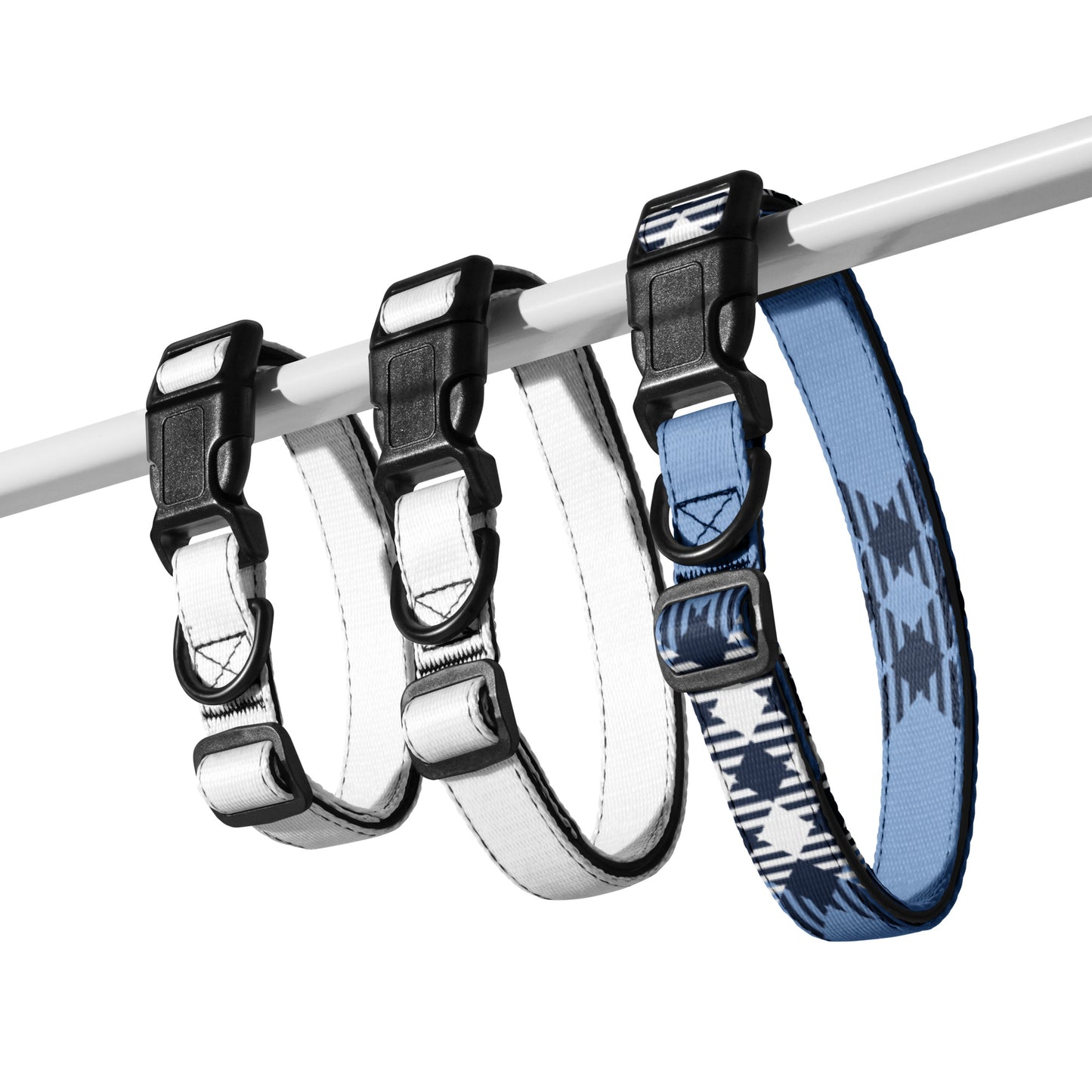 PLAID BLUE Pet collar - ASHRILEYPRINTS