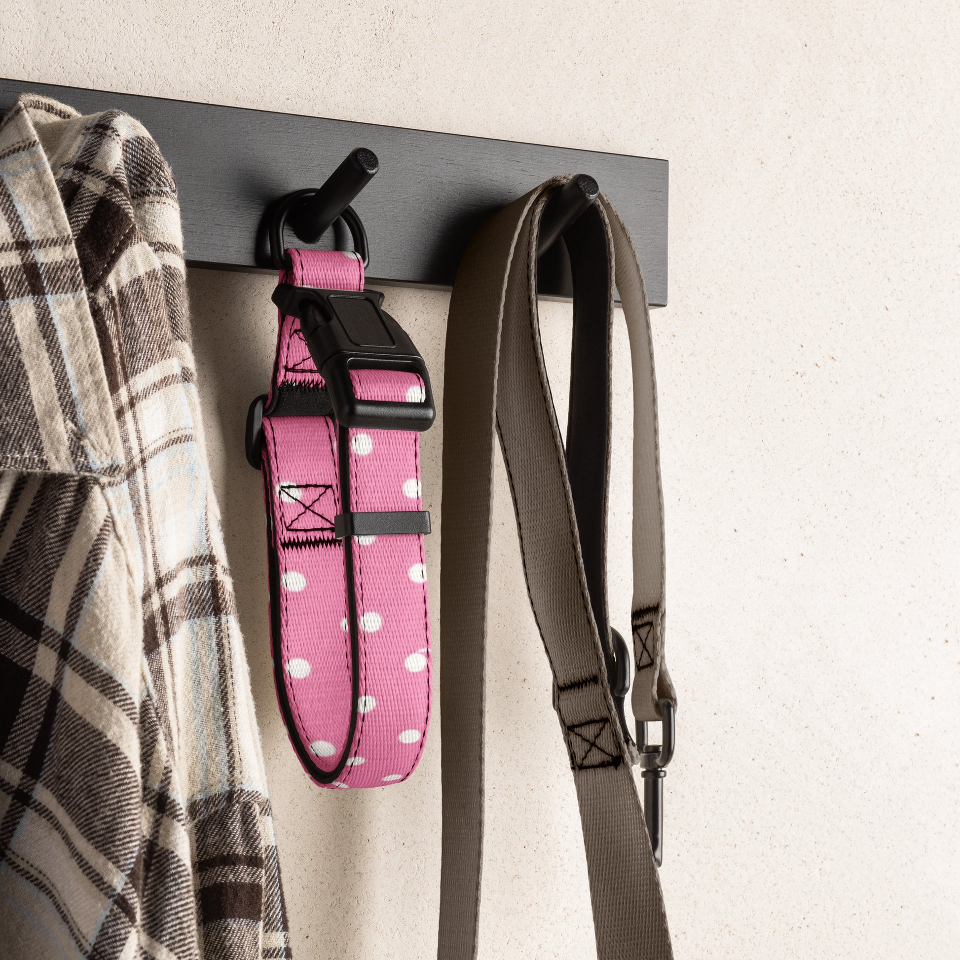 POLKA Pink Pet collar - ASHRILEYPRINTS