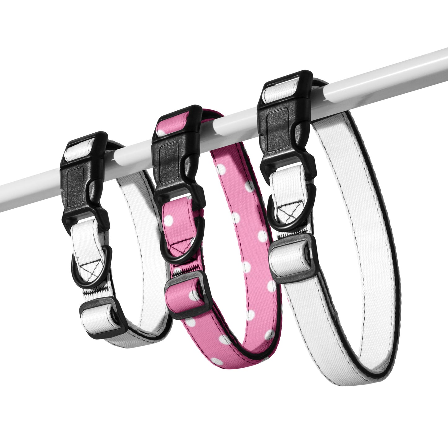 POLKA Pink Pet collar - ASHRILEYPRINTS