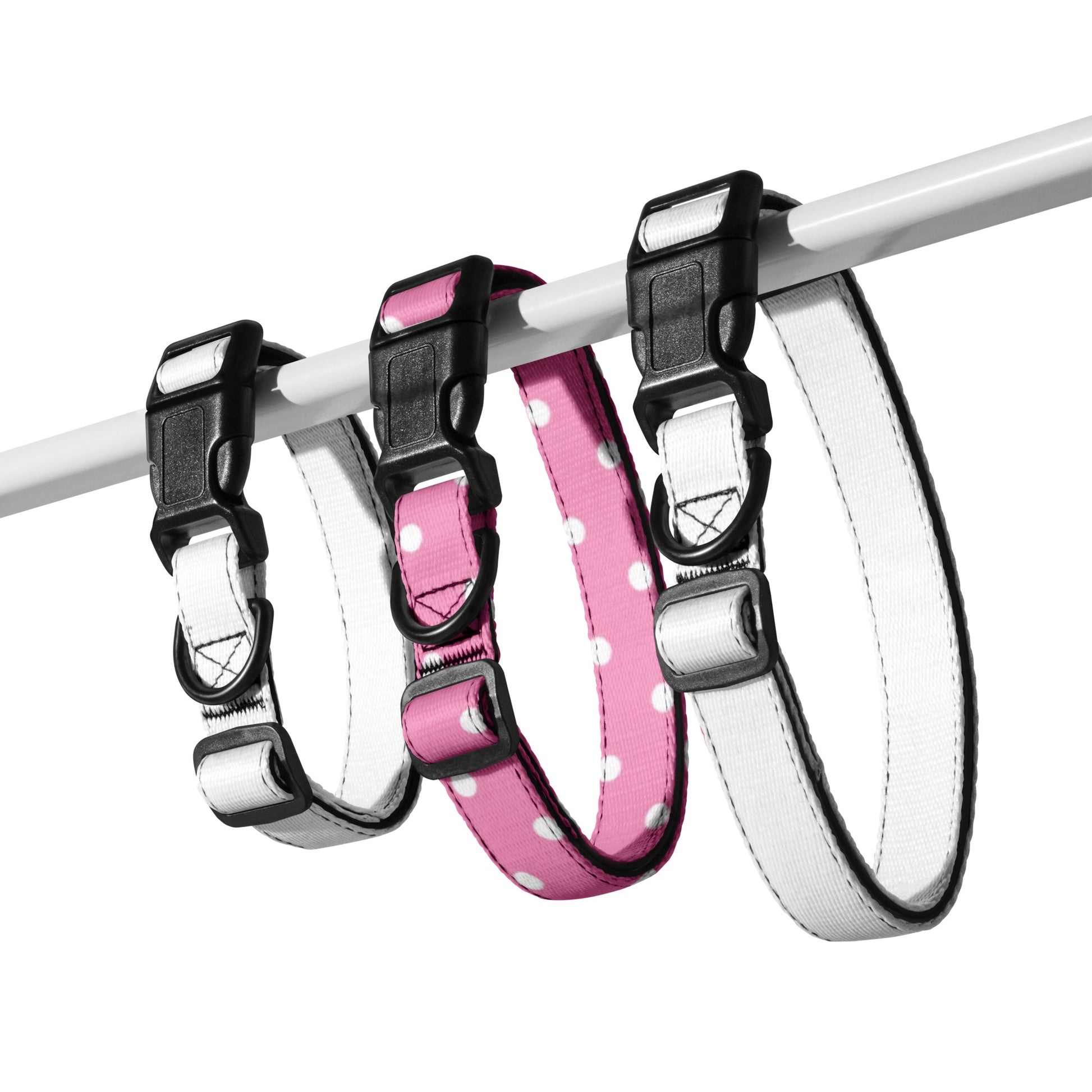 POLKA Pink Pet collar - ASHRILEYPRINTS