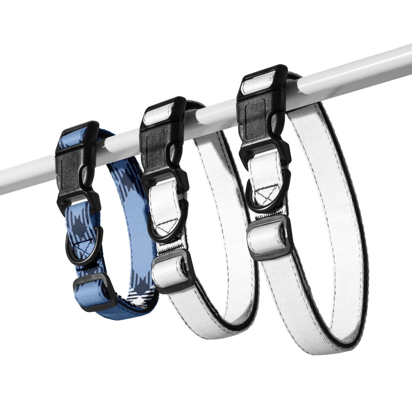PLAID BLUE Pet collar - ASHRILEYPRINTS