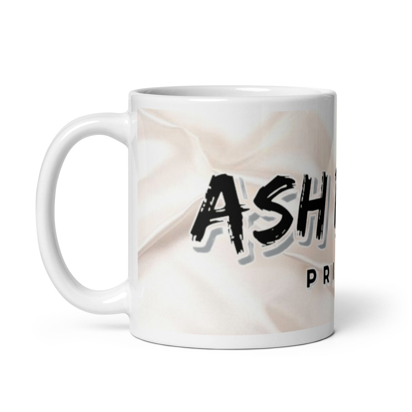 ASH RILEY PRINTS White glossy mug - ASHRILEYPRINTS