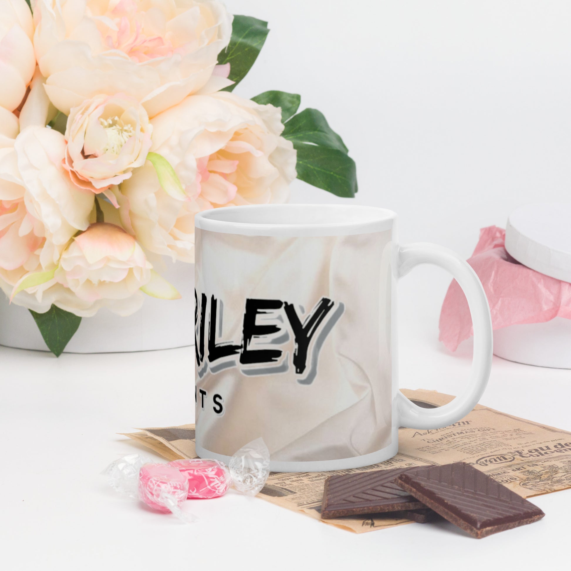 ASH RILEY PRINTS White glossy mug - ASHRILEYPRINTS
