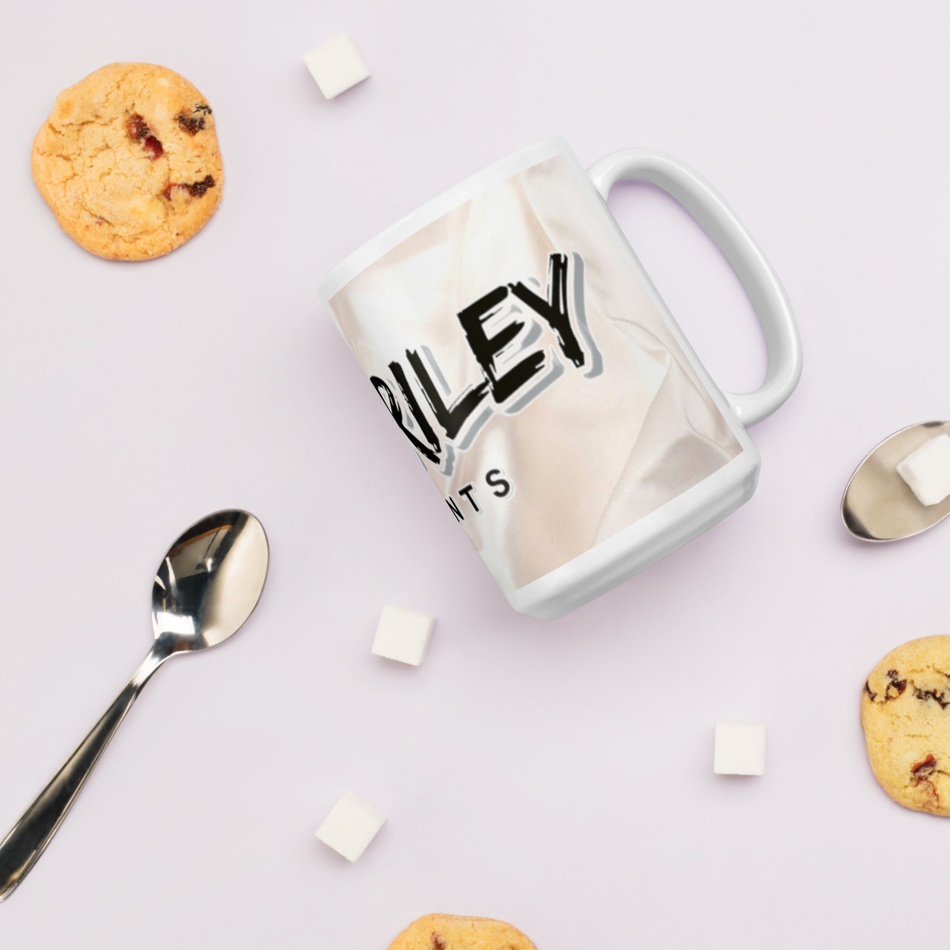 ASH RILEY PRINTS White glossy mug - ASHRILEYPRINTS