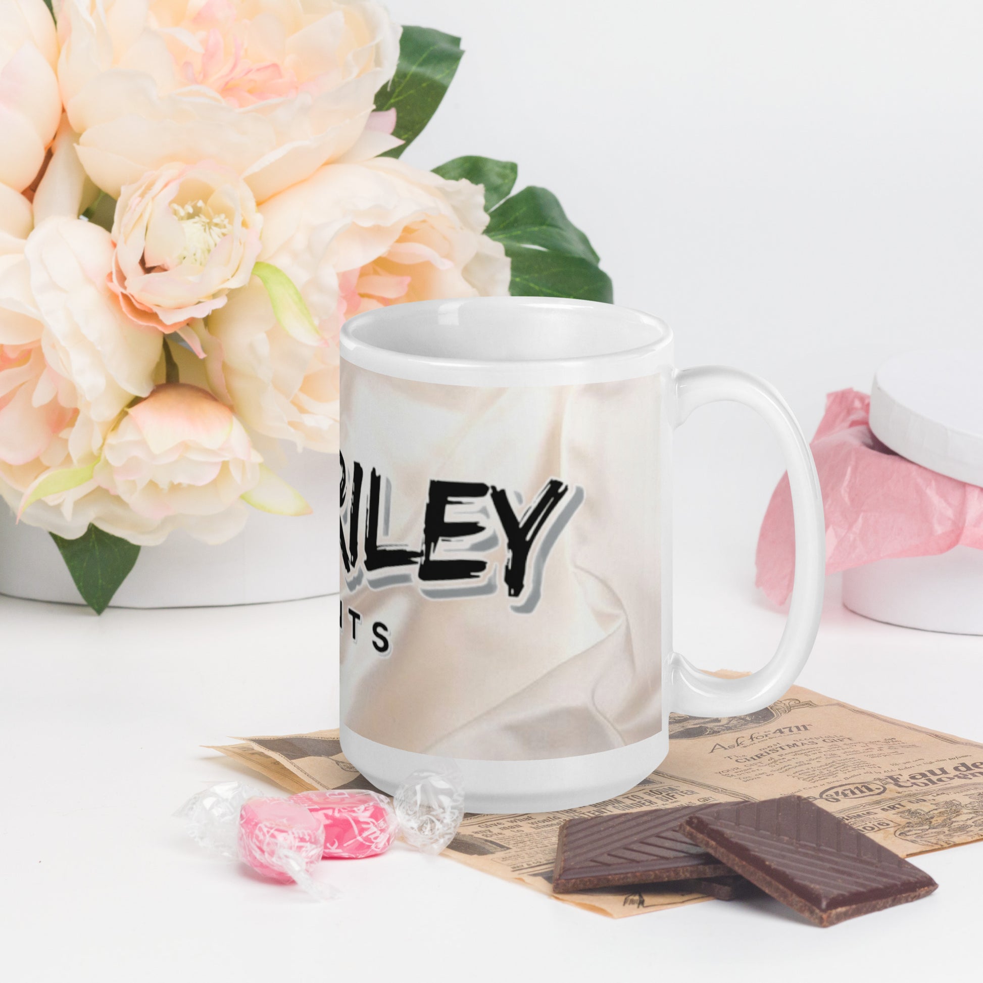 ASH RILEY PRINTS White glossy mug - ASHRILEYPRINTS