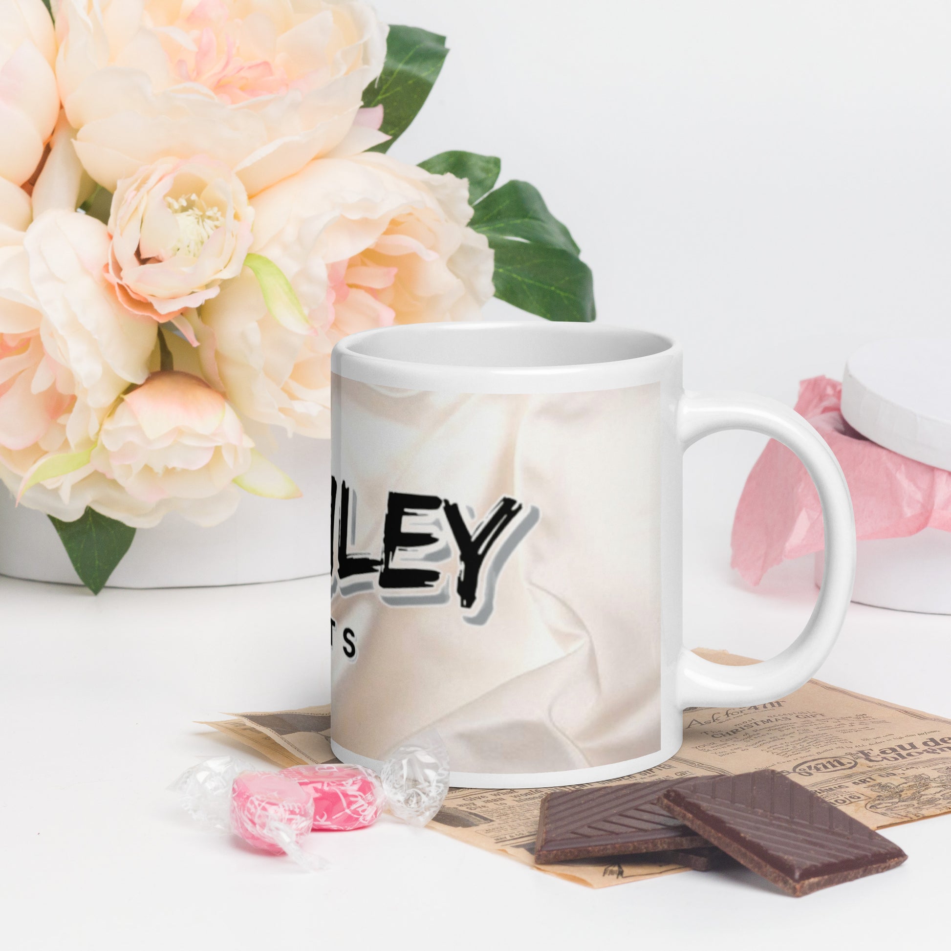 ASH RILEY PRINTS White glossy mug - ASHRILEYPRINTS