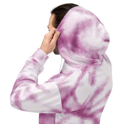TIE DYE Purple Unisex Hoodie