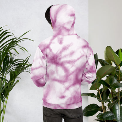 TIE DYE Purple Unisex Hoodie