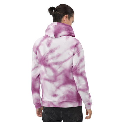 TIE DYE Purple Unisex Hoodie