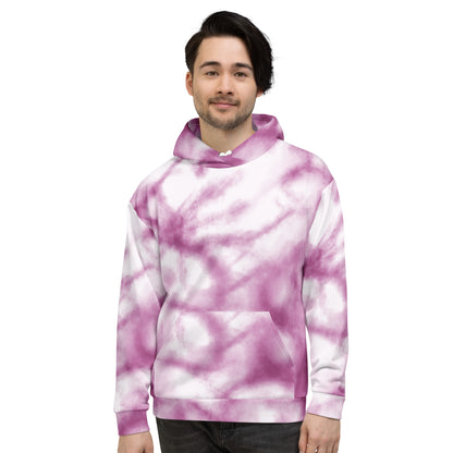 TIE DYE Purple Unisex Hoodie