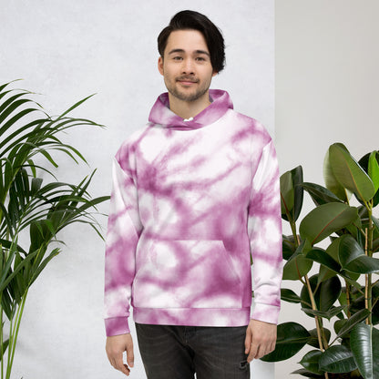 TIE DYE Purple Unisex Hoodie