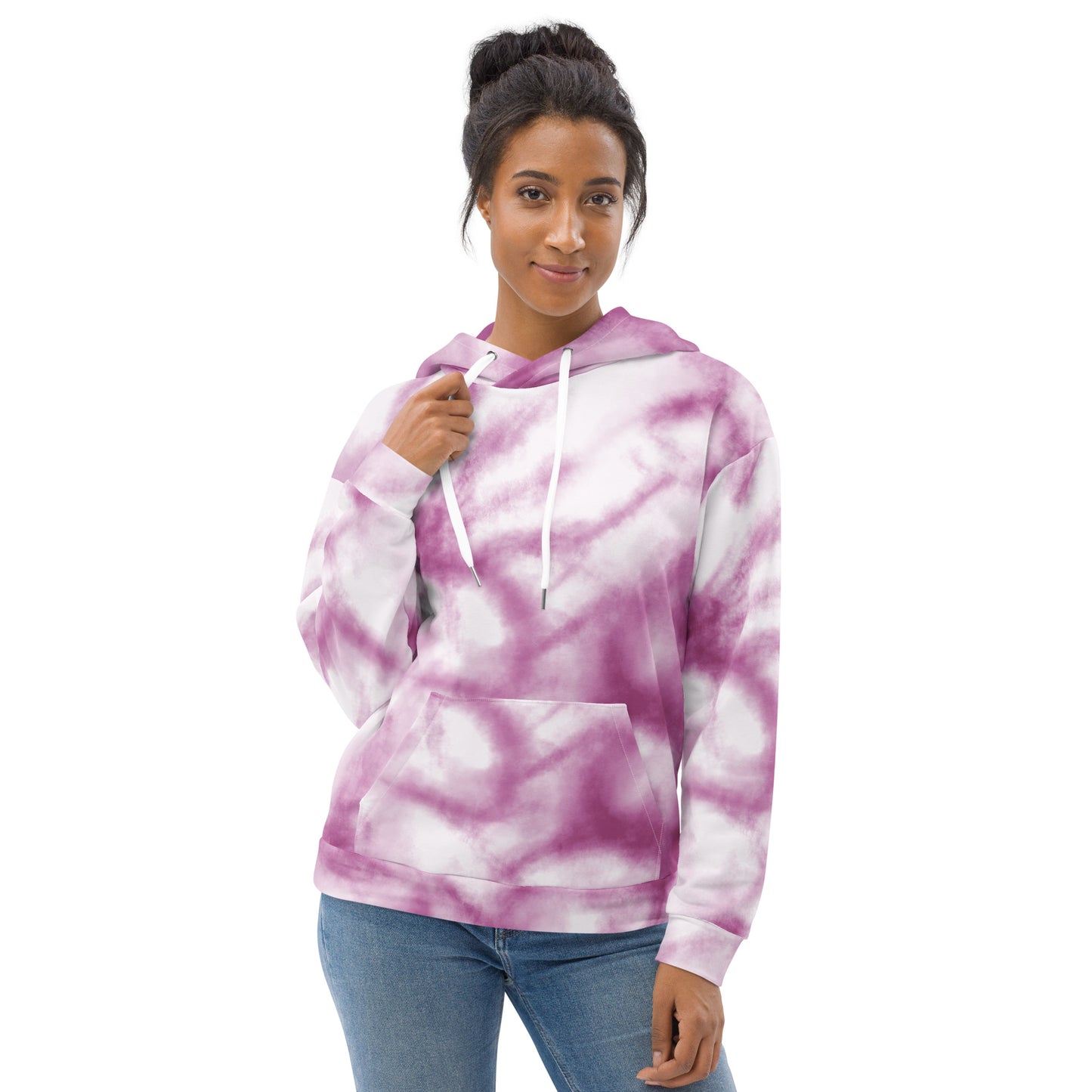 TIE DYE Purple Unisex Hoodie