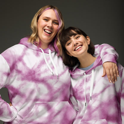 TIE DYE Purple Unisex Hoodie