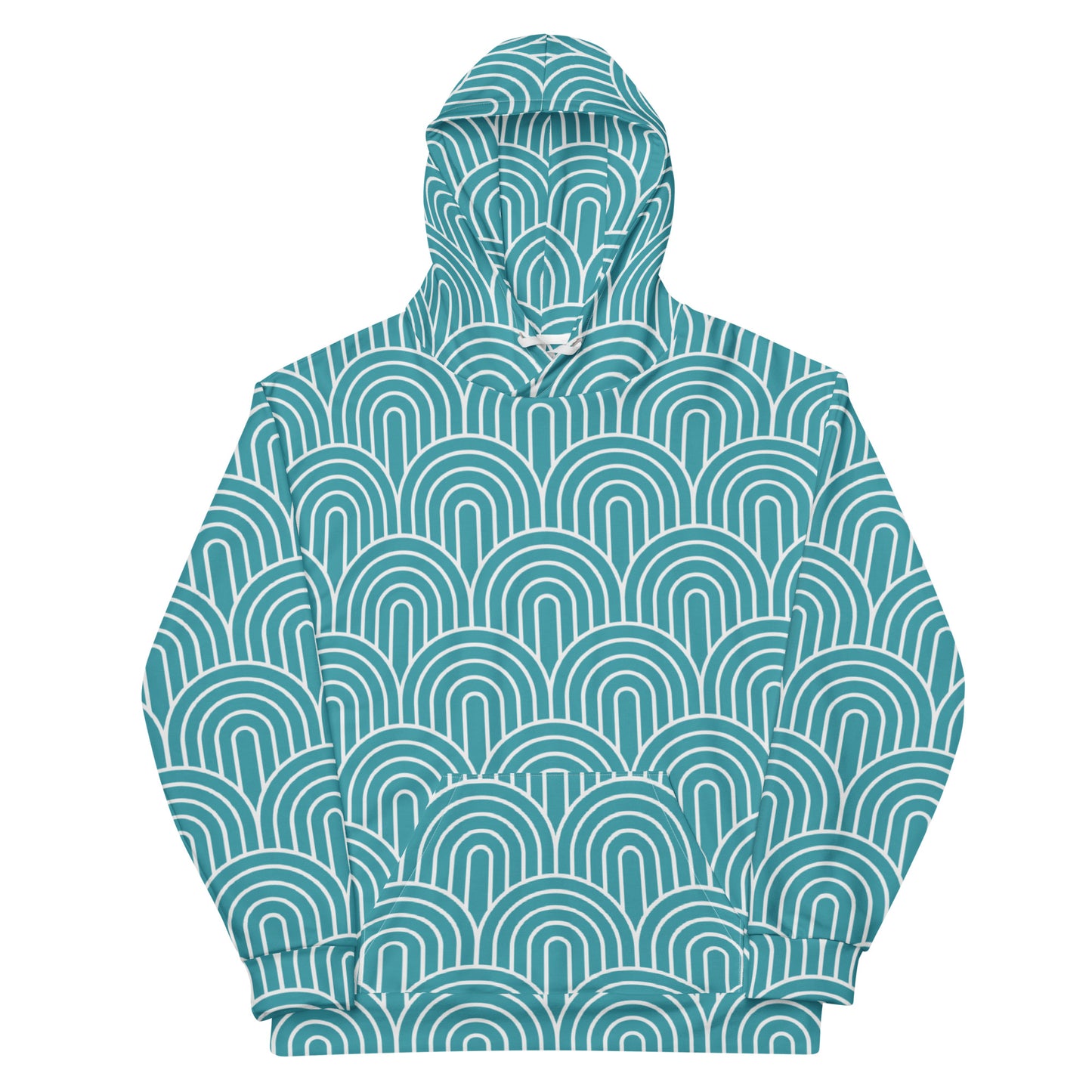 GEOMETRIC Blue Unisex Hoodie
