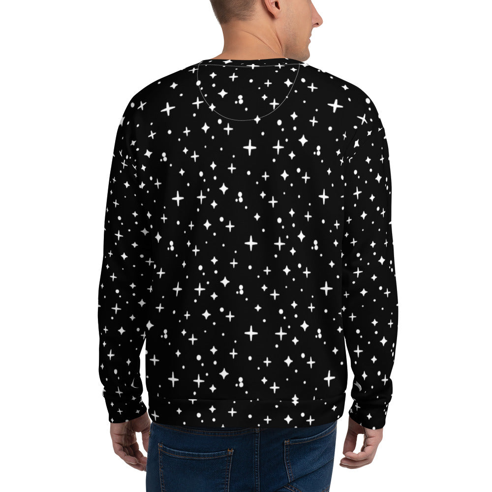 SPARKLES BLACK Unisex Sweatshirt