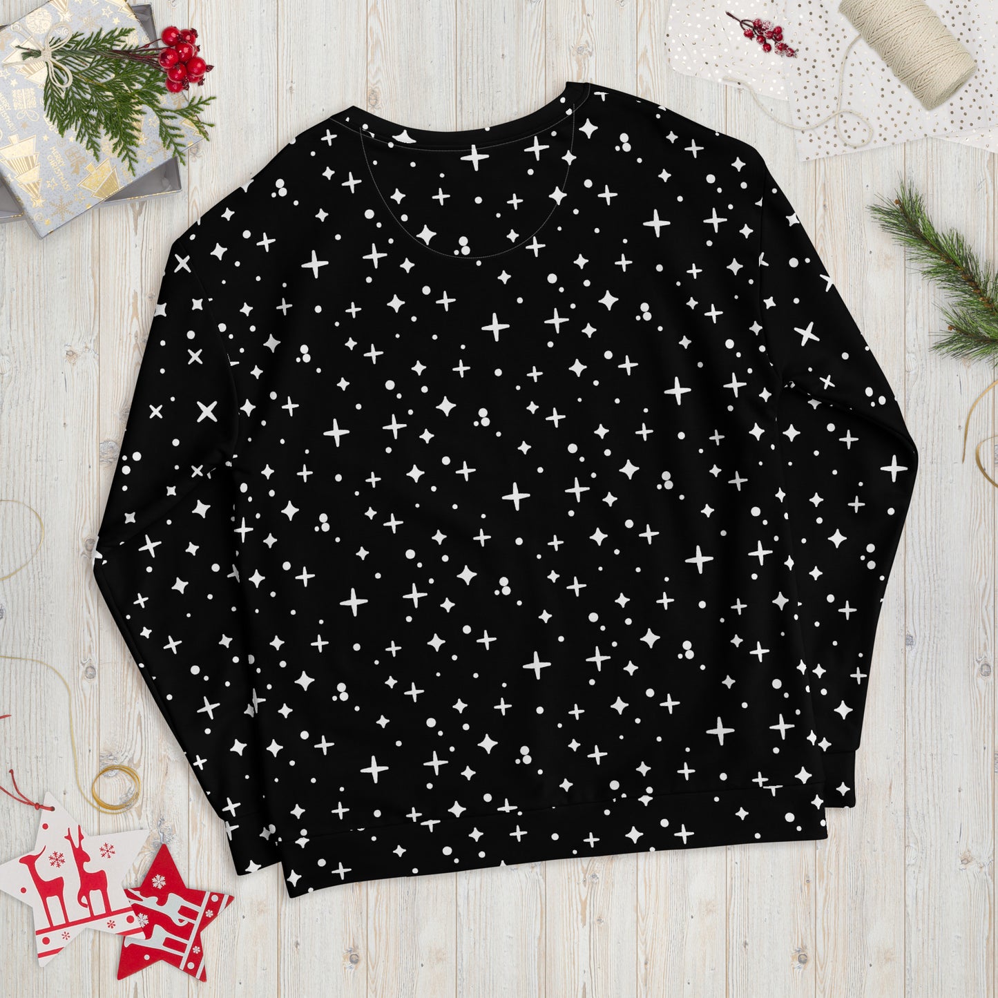 SPARKLES BLACK Unisex Sweatshirt