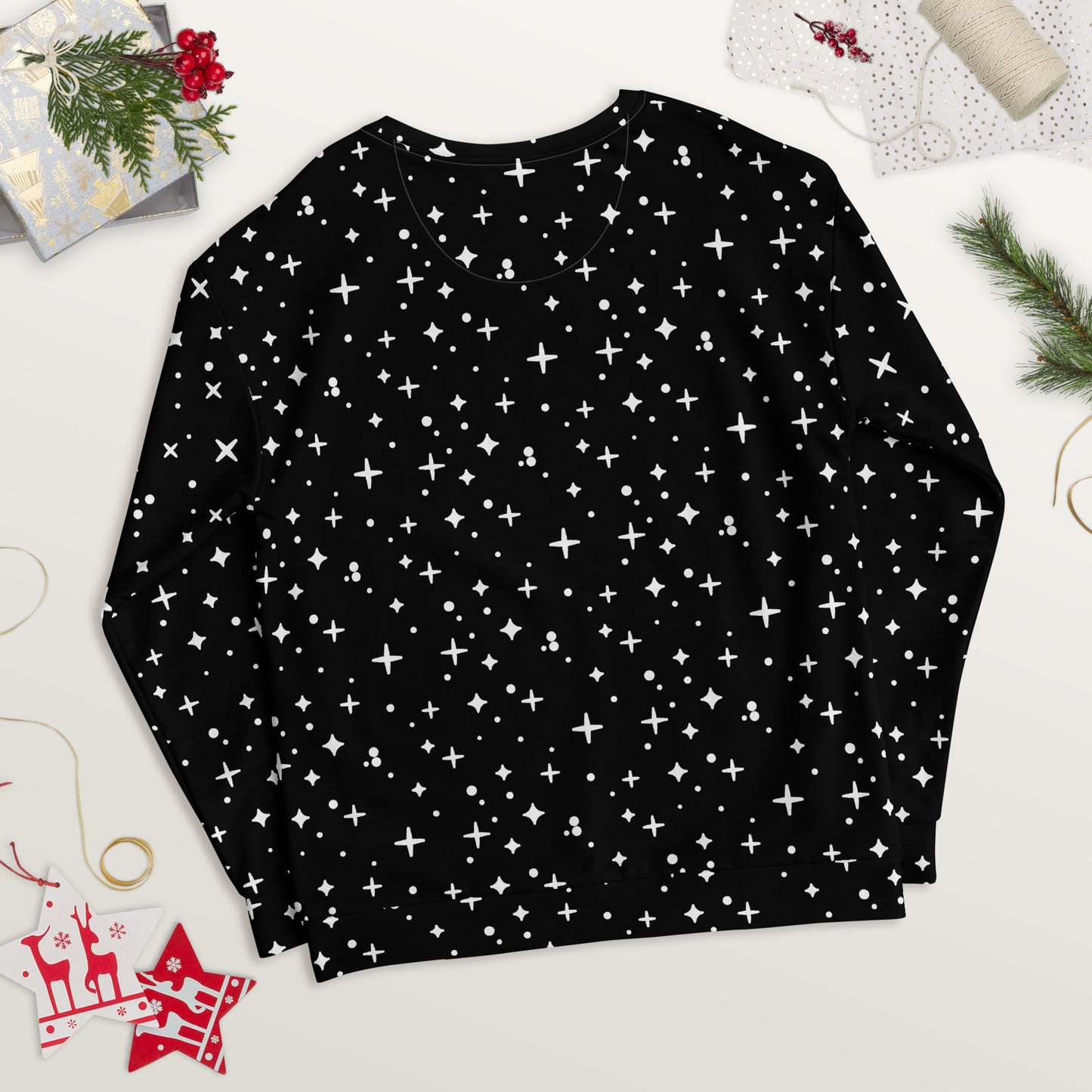 SPARKLES BLACK Unisex Sweatshirt