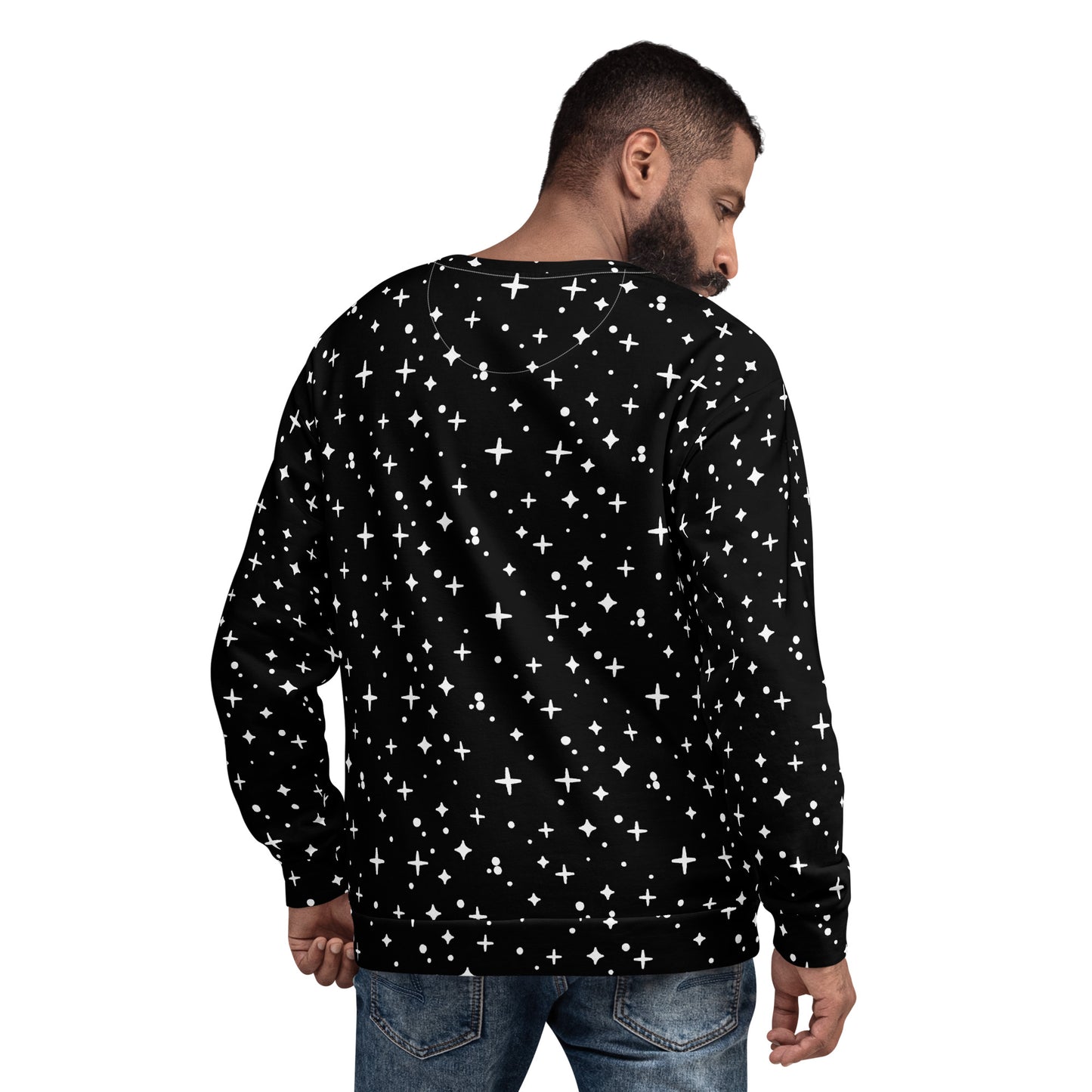 SPARKLES BLACK Unisex Sweatshirt