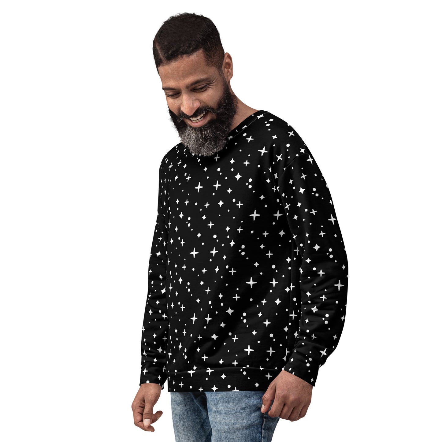 SPARKLES BLACK Unisex Sweatshirt