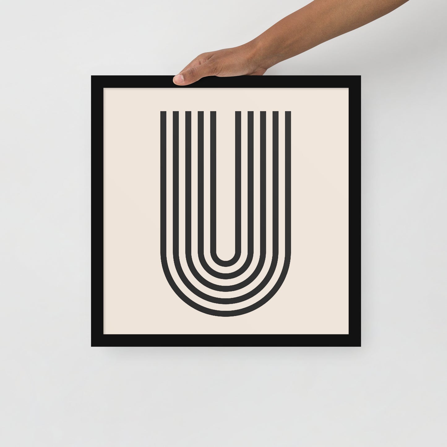 GEOMETRIC LINE Framed poster - ASHRILEYPRINTS