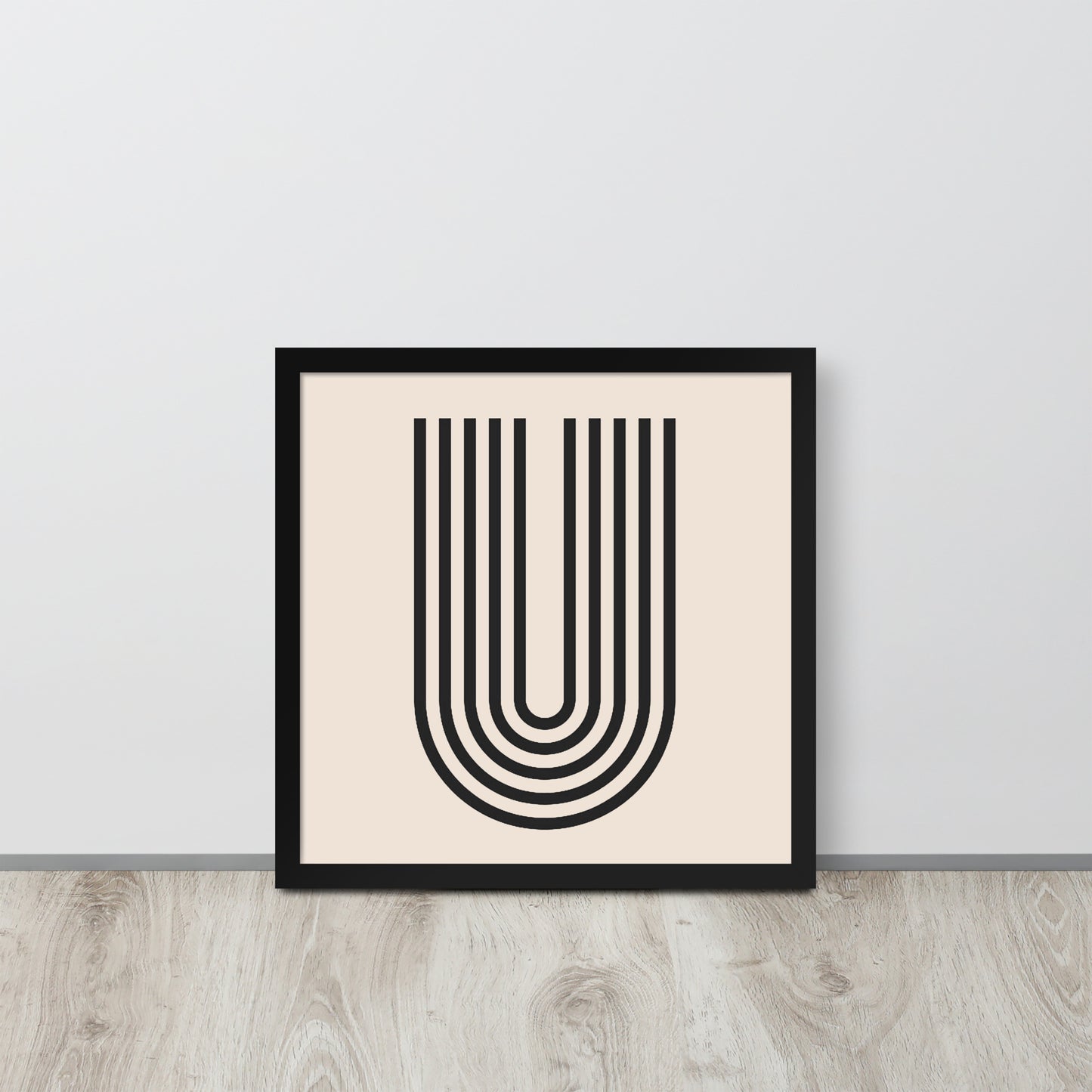 GEOMETRIC LINE Framed poster - ASHRILEYPRINTS
