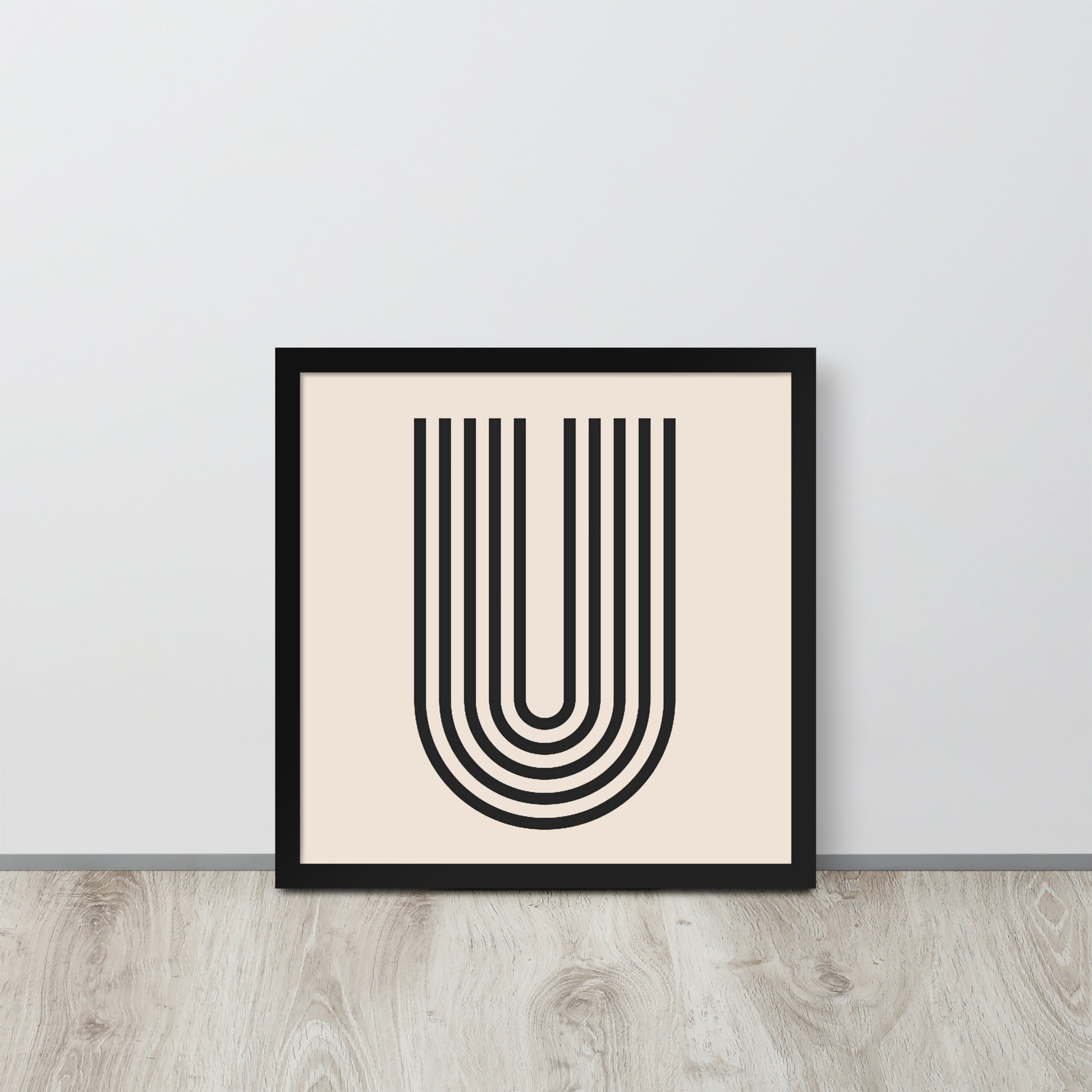 GEOMETRIC LINE Framed poster - ASHRILEYPRINTS