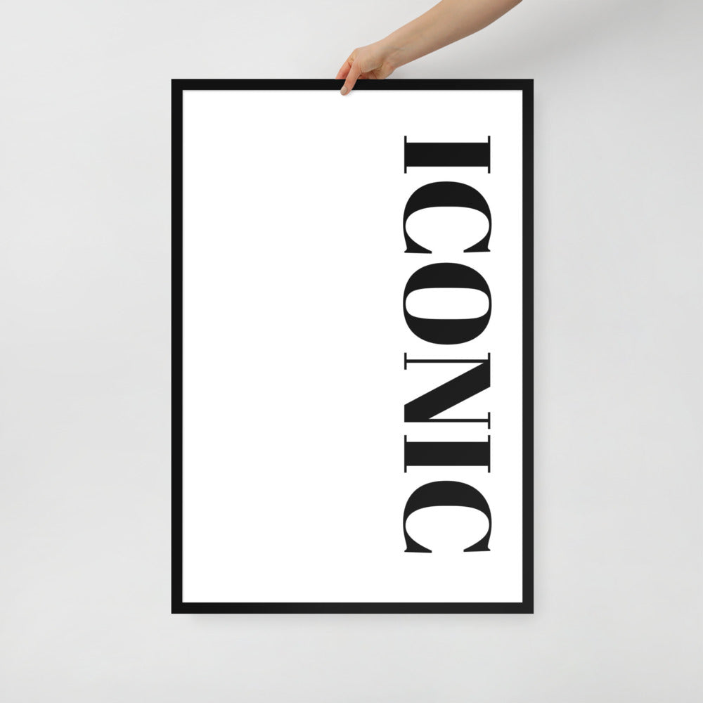 ICONIC Framed poster - ASHRILEYPRINTS
