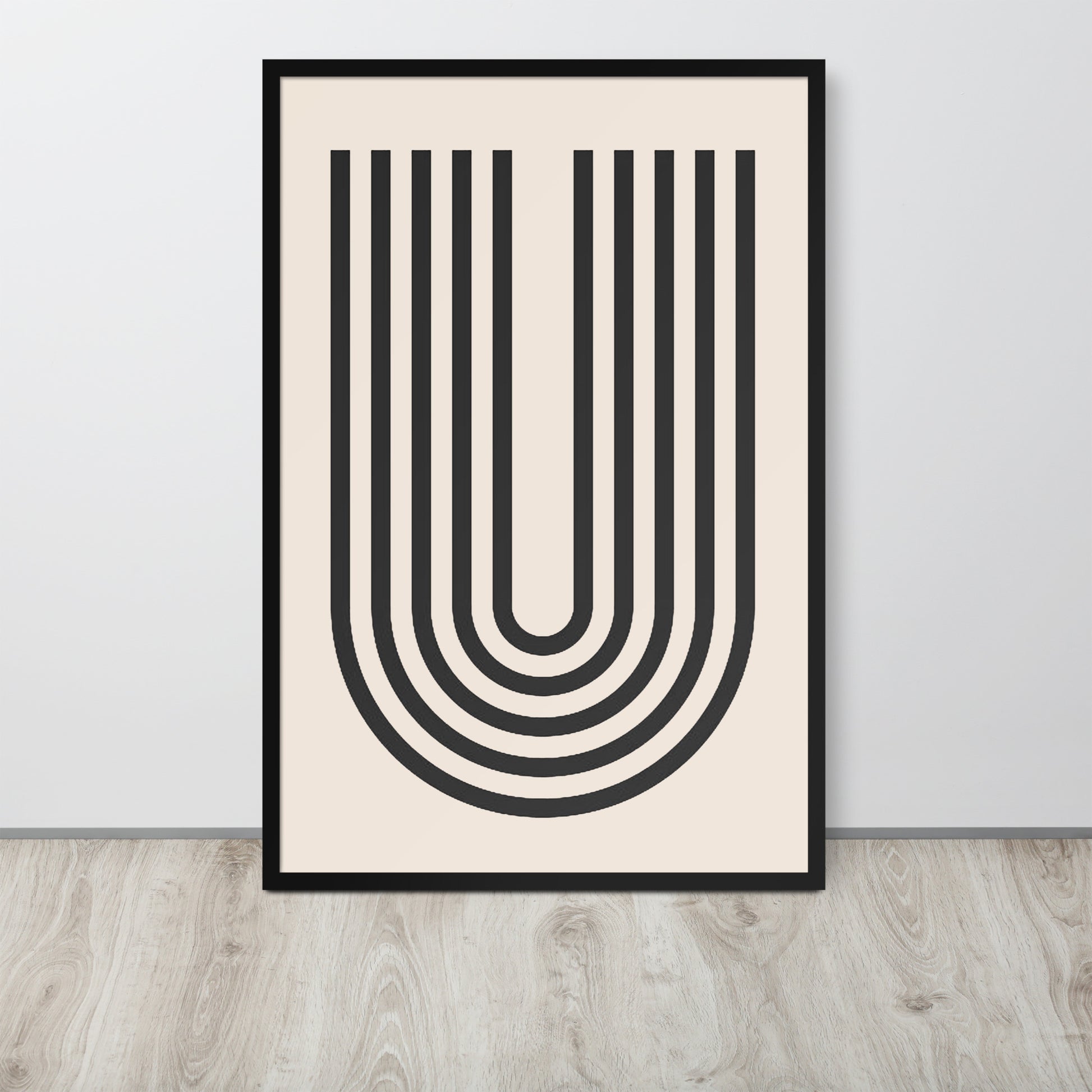 GEOMETRIC LINE Framed poster - ASHRILEYPRINTS