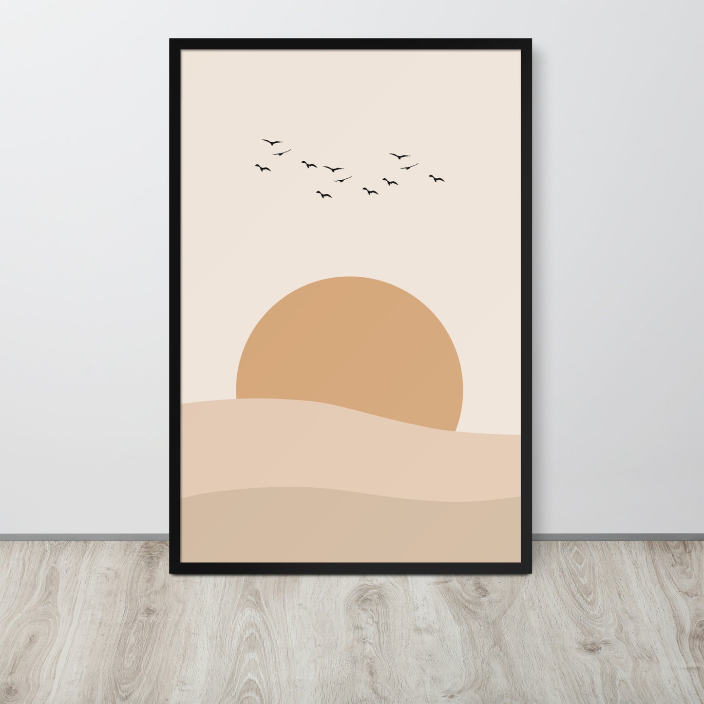 DESERT SUNSET Framed poster