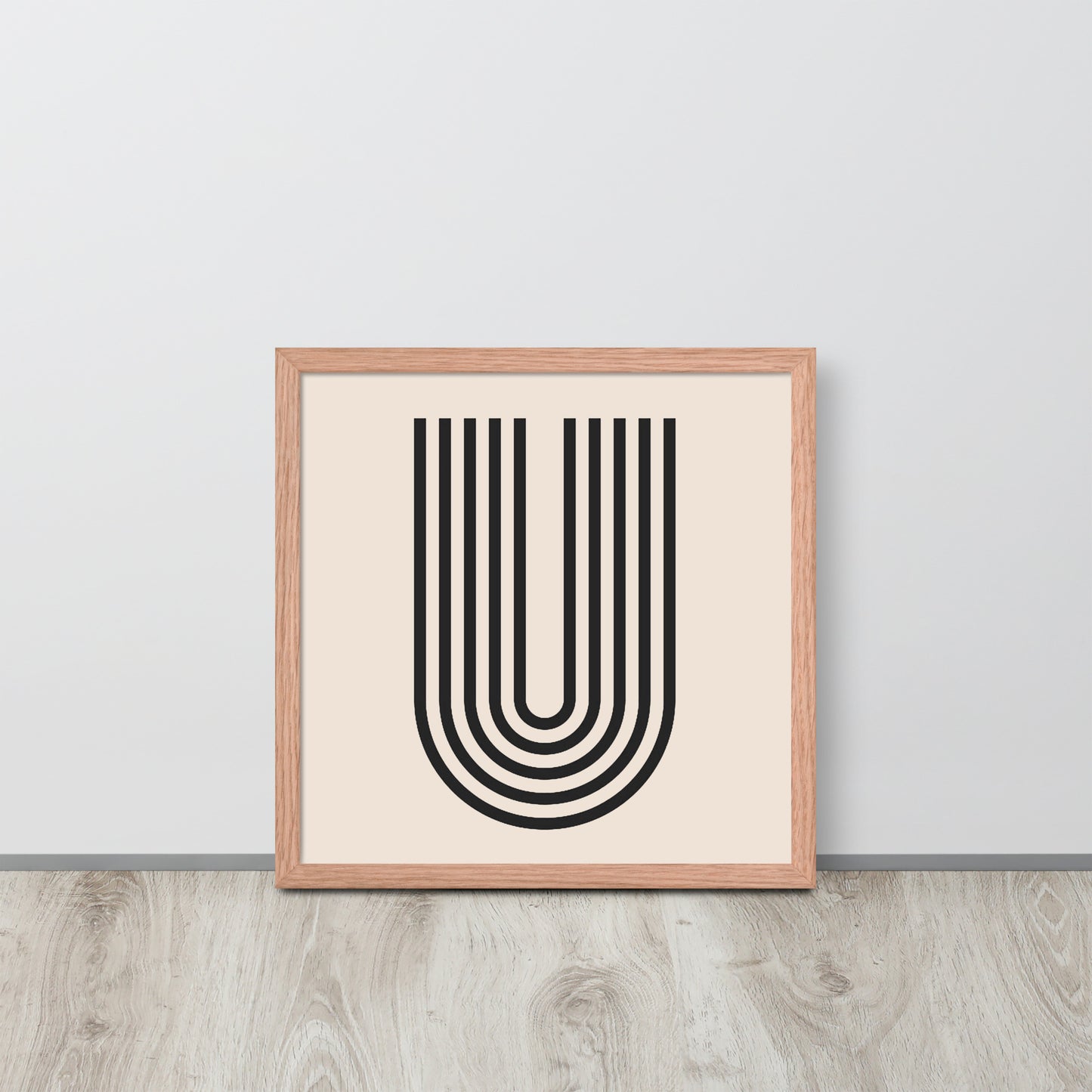 GEOMETRIC LINE Framed poster - ASHRILEYPRINTS