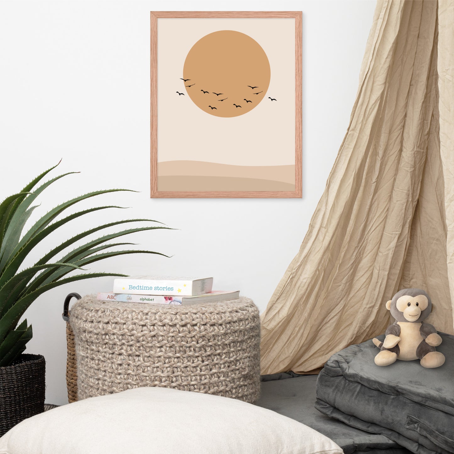 DESERT SUN Framed poster