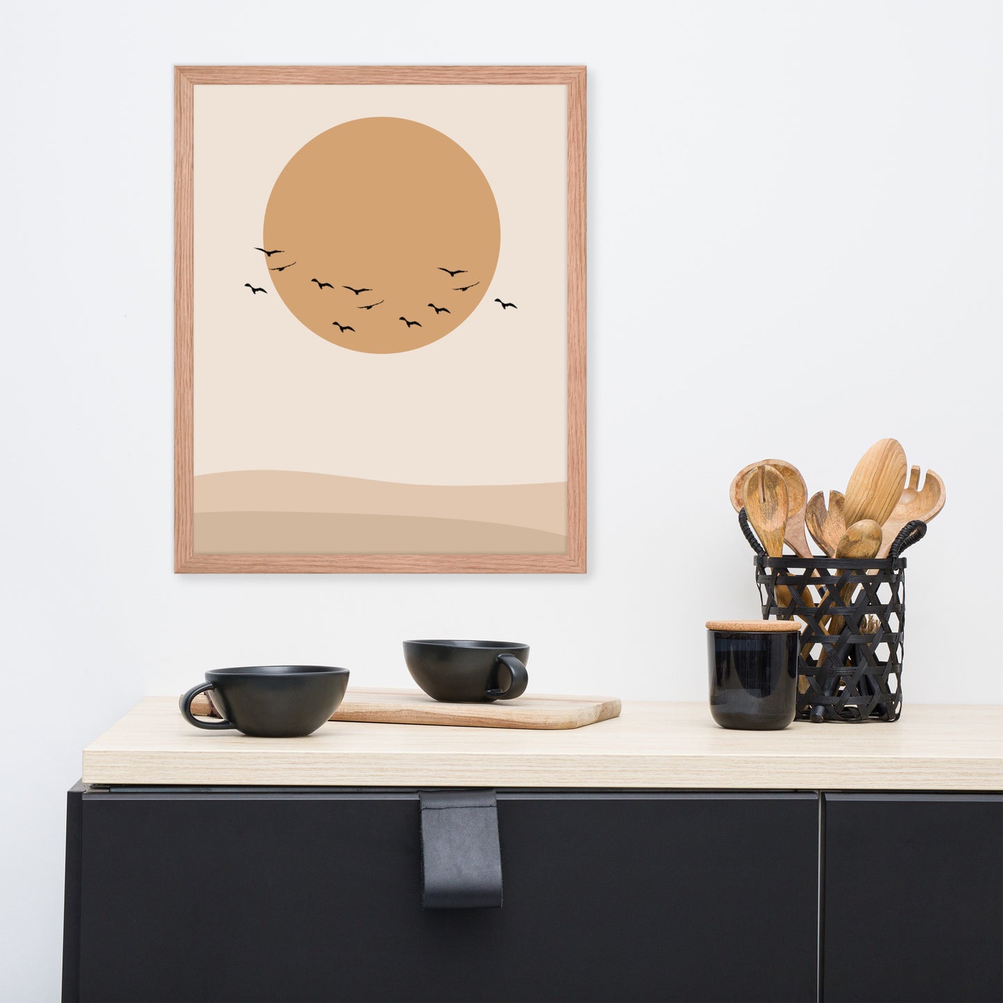 DESERT SUN Framed poster