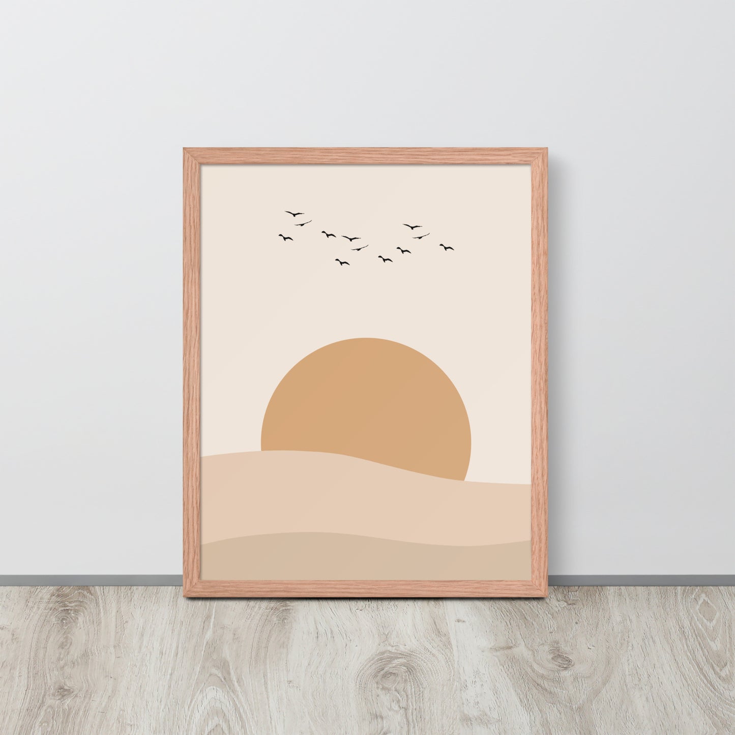 DESERT SUNSET Framed poster