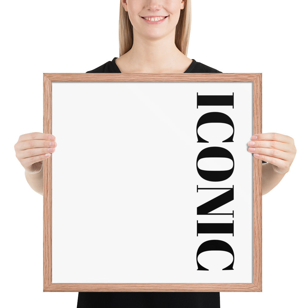 ICONIC Framed poster - ASHRILEYPRINTS