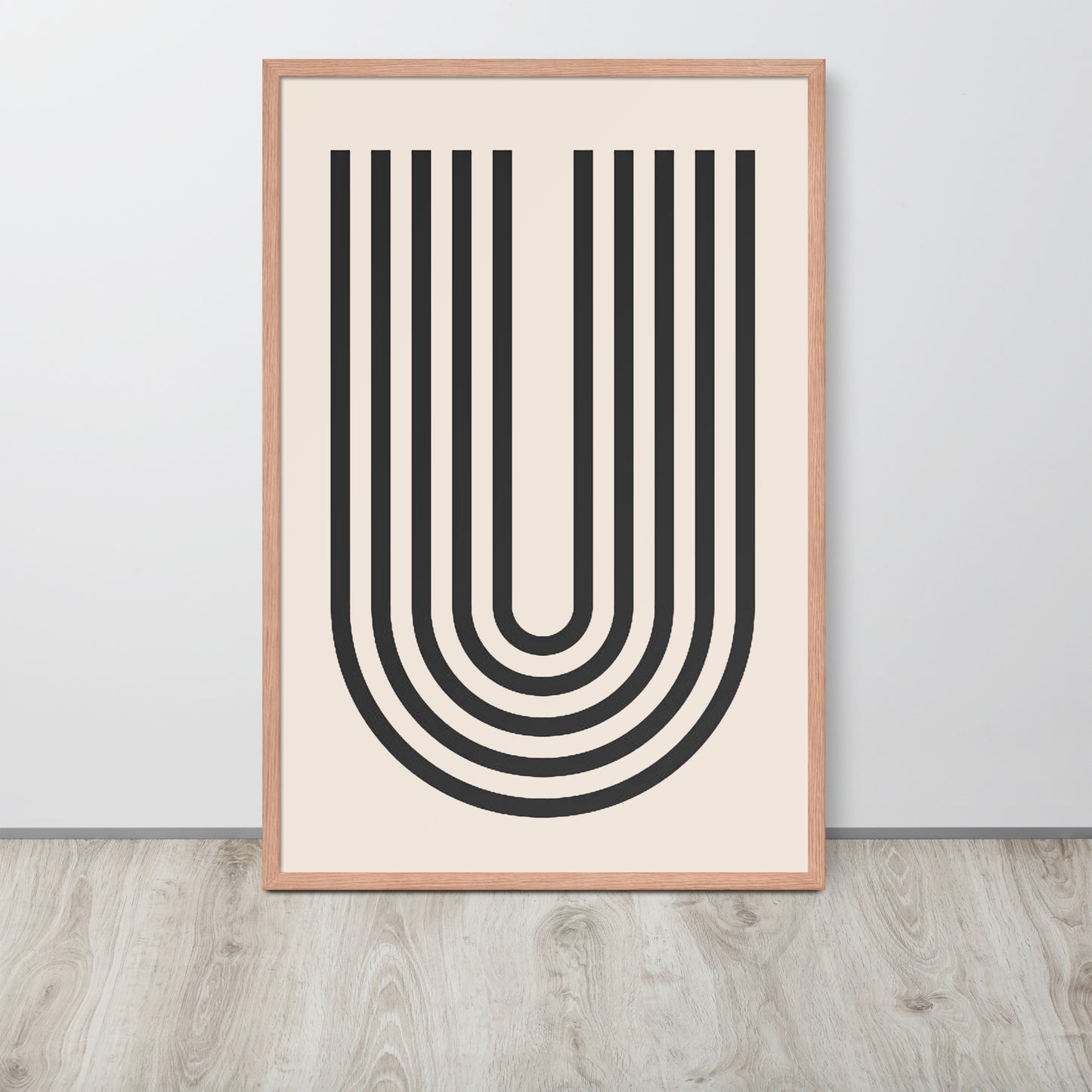 GEOMETRIC LINE Framed poster - ASHRILEYPRINTS